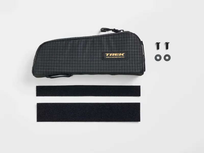 Trek Adventure Top Tube 0.8L Bag In Black/Light Grey-2