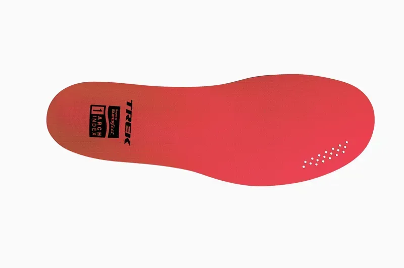 Trek BioDynamic Low Arch Cycling Insoles in Red-3