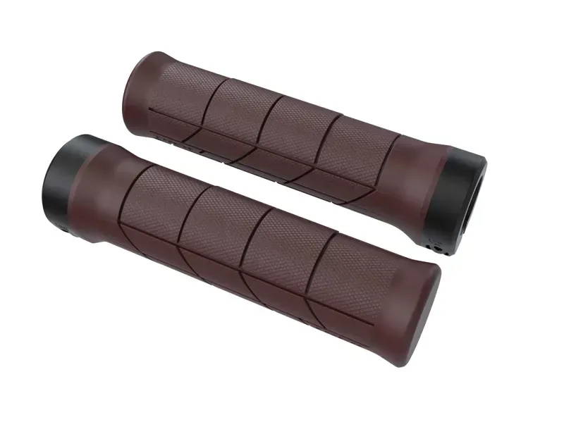 Trek Line Comp 130mm MTB Grip Set in Cobra Blood-1