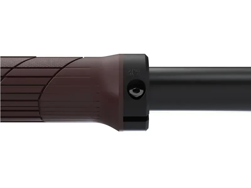 Trek Line Comp 130mm MTB Grip Set in Cobra Blood-3