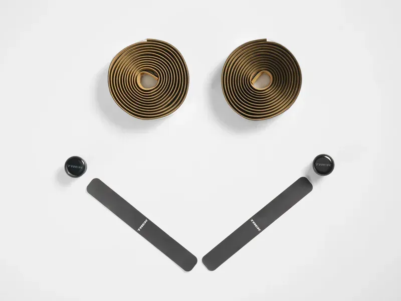 Trek Perf Line Handlebar Tape Set In Black/Light Brown-3