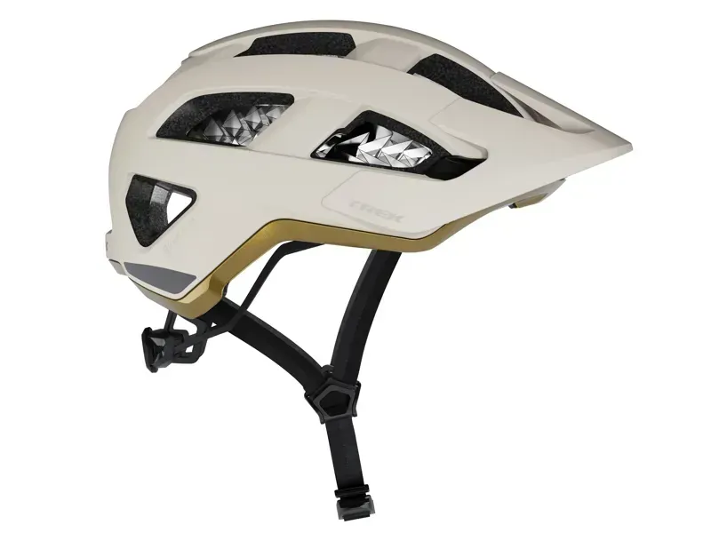 Trek Quantum WaveCel Mountain Bike Helmet In Era White/Old Style Gold/Matte-4