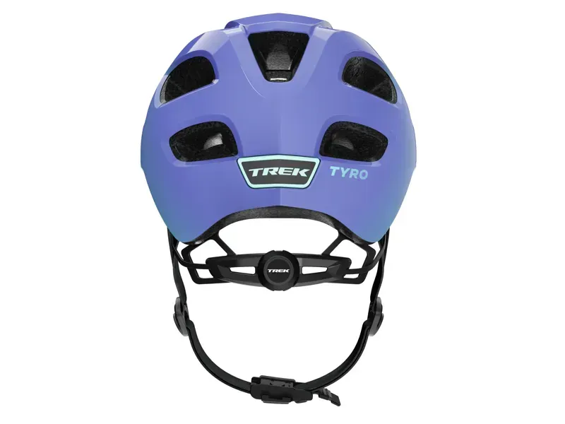 Trek Tyro Kids Bike Helmet In Aloha Green/UltraViolet/Gloss-2