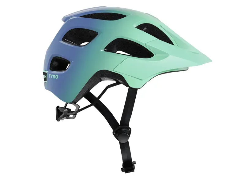 Trek Tyro Kids Bike Helmet In Aloha Green/UltraViolet/Gloss-4