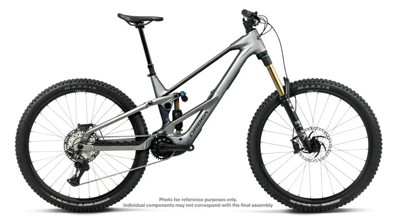 Orbea Wild LT H10 Mullet Electric Mountain Bike in Titan Grey