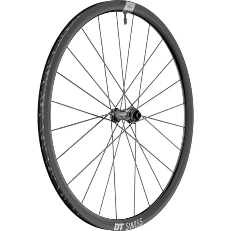 DT Swiss A 1800 Spline 30 DB 12x100mm Aero Road Front Wheel in Black