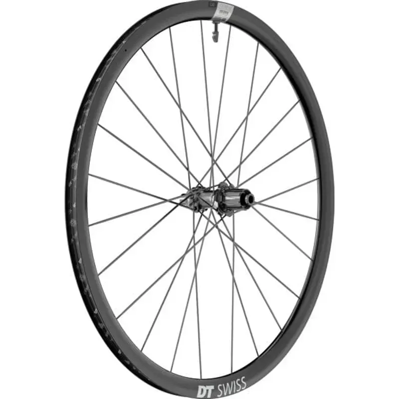 DT Swiss A 1800 Spline 30 DB 142x12mm Shimano HG Aero Road Rear Wheel in Black