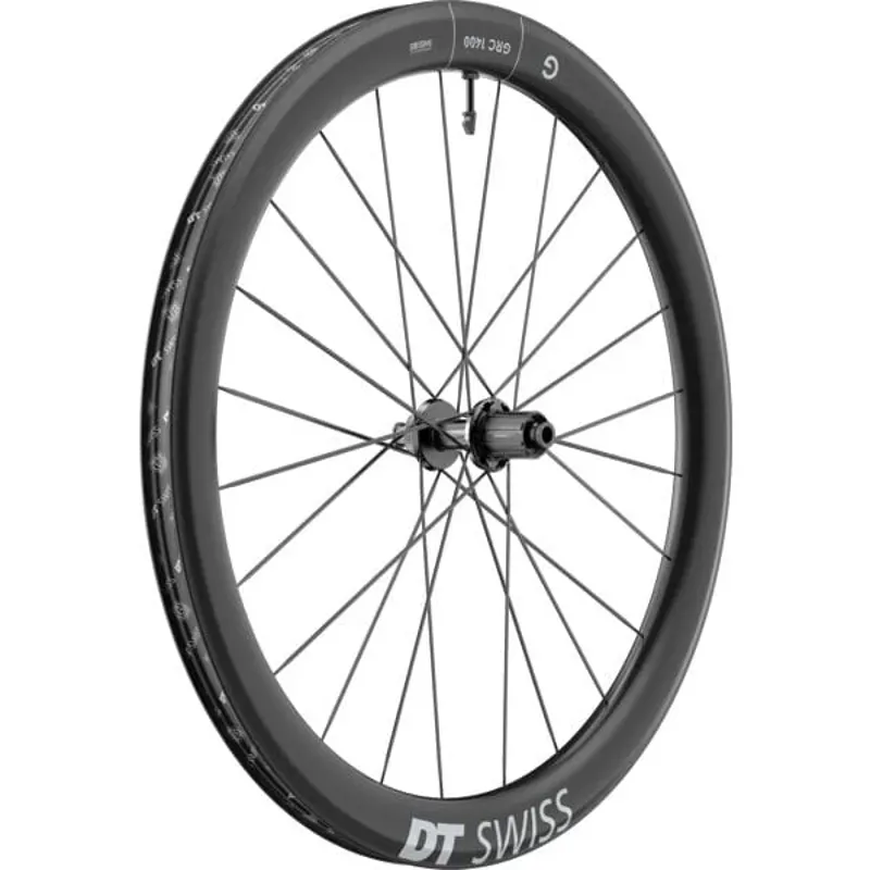 DT Swiss GRC 1400 DiCUT DB 50 12x142mm 700c Rear Wheel in Black