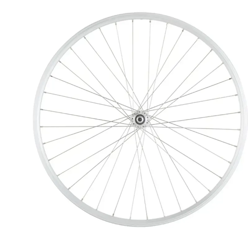 M Part Wheels Hybrid Solid Axle Screw-On 700c Rear Wheel in Silver-1