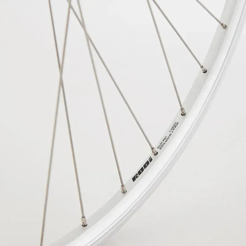 M Part Wheels Hybrid Solid Axle Screw-On 700c Rear Wheel in Silver-2