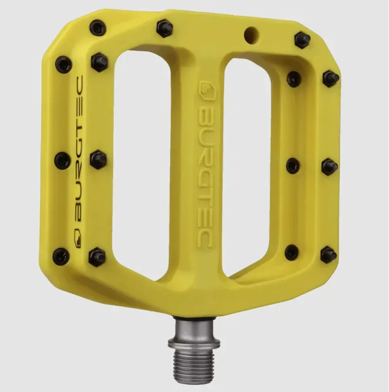 Burgtec MK4 Composite Pedals in Yellow