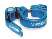 XLC QR Seat Post Clamp 34.9mm Blue  click to zoom image