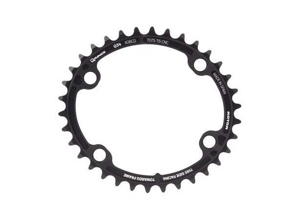 ROTOR Q-Ring Spider Mount Oval Inner Chainring for ALDHU and Shimano 4 Bolt click to zoom image