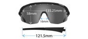 TIFOSI OPTICS Sledge Lite Interchangeable Lens Sports Glasses click to zoom image