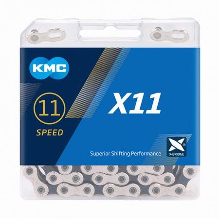 KMC X11 Silver/Black 11 Speed Chain click to zoom image