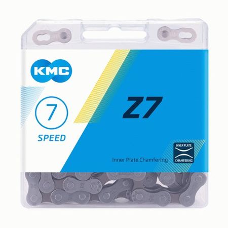 KMC Z7 Grey/Brown 5-8 Speed Chain click to zoom image