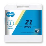 KMC Z1 Wide Silver 1/8" Single Speed Chain
