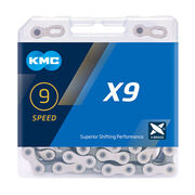 KMC X9 Silver/Grey 9 Speed Chain