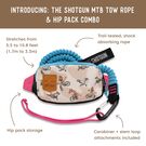SHOTGUN Tow Rope and Child Hip Pack Combo click to zoom image